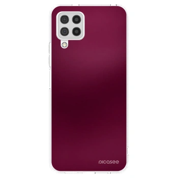 Picasee διαφανής θήκη σιλικόνης Samsung Galaxy A22 A225F 4G - Velvet Bordeaux