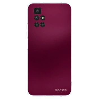 Picasee διαφανής θήκη σιλικόνης Xiaomi Redmi 10 - Velvet Bordeaux
