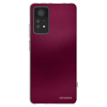 Picasee διαφανής θήκη σιλικόνης Xiaomi Redmi Note 11 Pro 5G - Velvet Bordeaux
