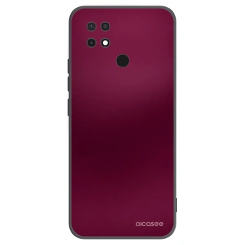 Picasee Μαύρη θήκη σιλικόνης για Xiaomi Redmi 10C - Velvet Bordeaux