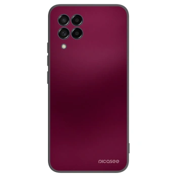 Picasee Μαύρη θήκη σιλικόνης για Samsung Galaxy M53 5G - Velvet Bordeaux