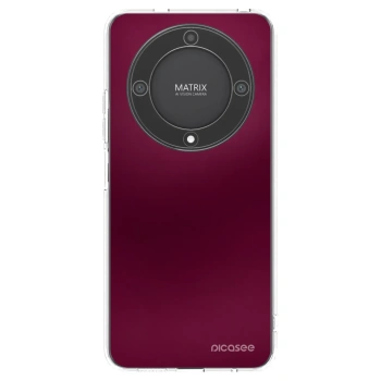 Picasee διαφανής θήκη σιλικόνης Honor Magic5 Lite 5G - Velvet Bordeaux