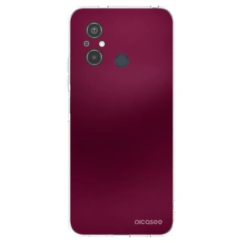 Picasee διαφανής θήκη σιλικόνης Xiaomi Redmi 12C - Velvet Bordeaux