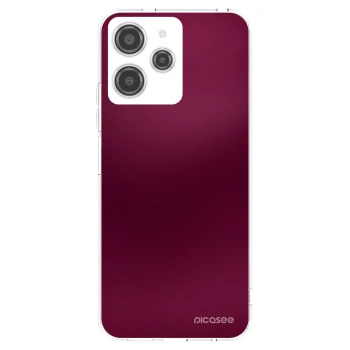 Picasee διαφανής θήκη σιλικόνης Xiaomi Redmi 12 4G - Velvet Bordeaux