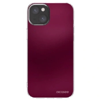 Picasee διαφανής θήκη σιλικόνης Apple iPhone 15 Plus - Velvet Bordeaux