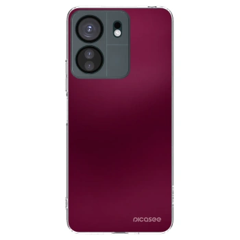 Picasee διαφανής θήκη σιλικόνης Xiaomi Redmi 13C 4G - Velvet Bordeaux