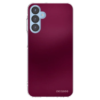Picasee διαφανής θήκη σιλικόνης Samsung Galaxy A15 A156B 5G - Velvet Bordeaux