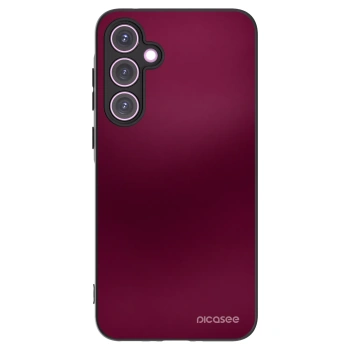 Picasee Μαύρη θήκη σιλικόνης για Samsung Galaxy A35 5G A356B - Velvet Bordeaux
