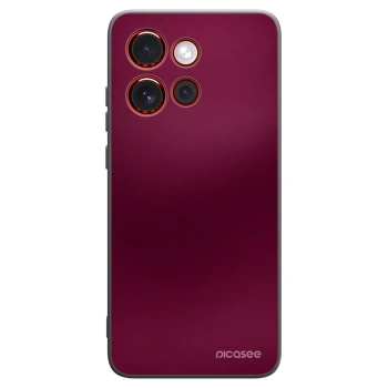 Picasee Μαύρη θήκη σιλικόνης για Motorola Edge 60 Neo 5G - Velvet Bordeaux