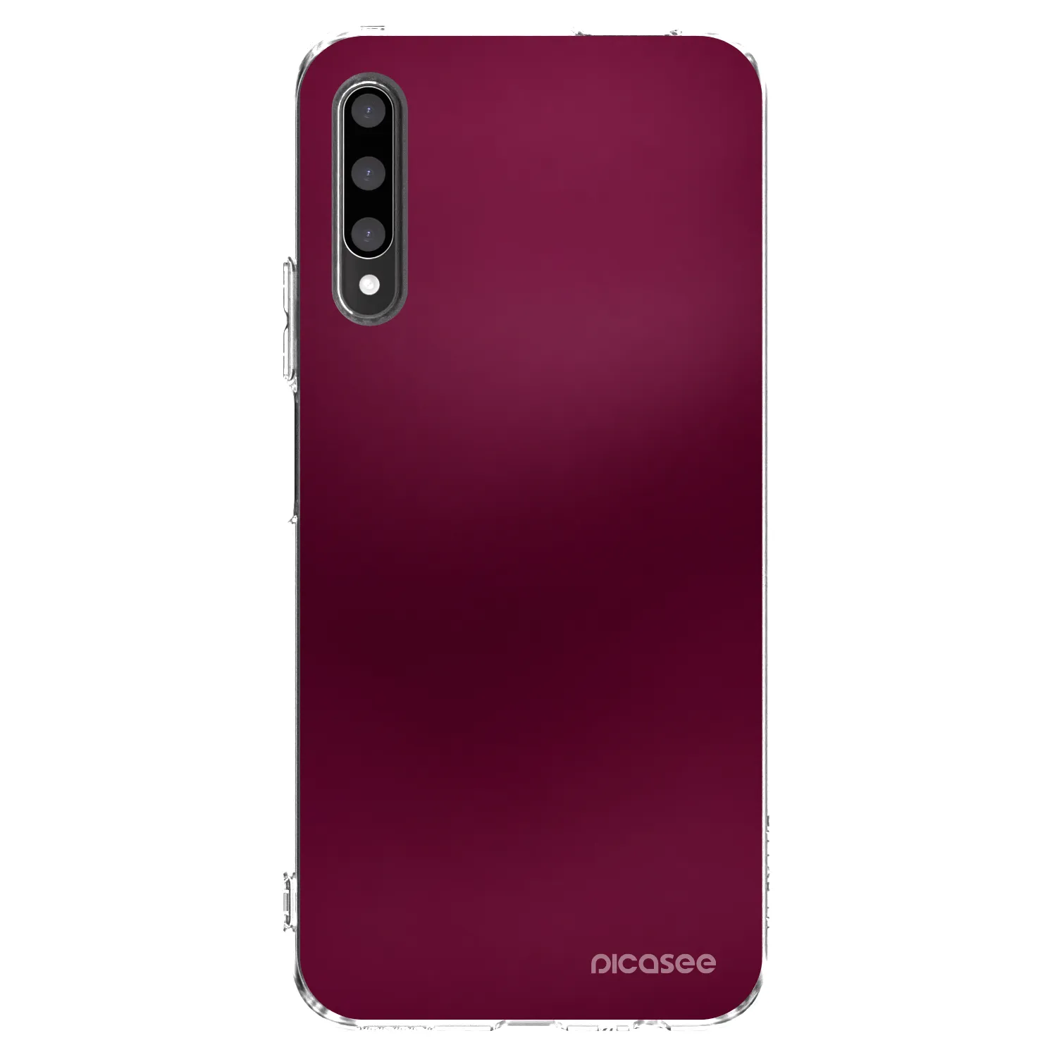 Picasee διαφανής θήκη σιλικόνης Honor 9X Pro - Velvet Bordeaux