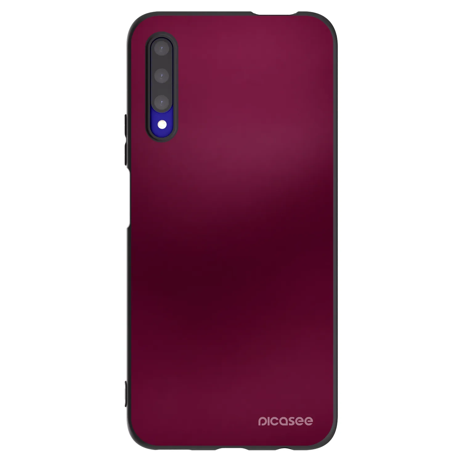 Picasee Μαύρη θήκη σιλικόνης για Honor 9X Pro - Velvet Bordeaux