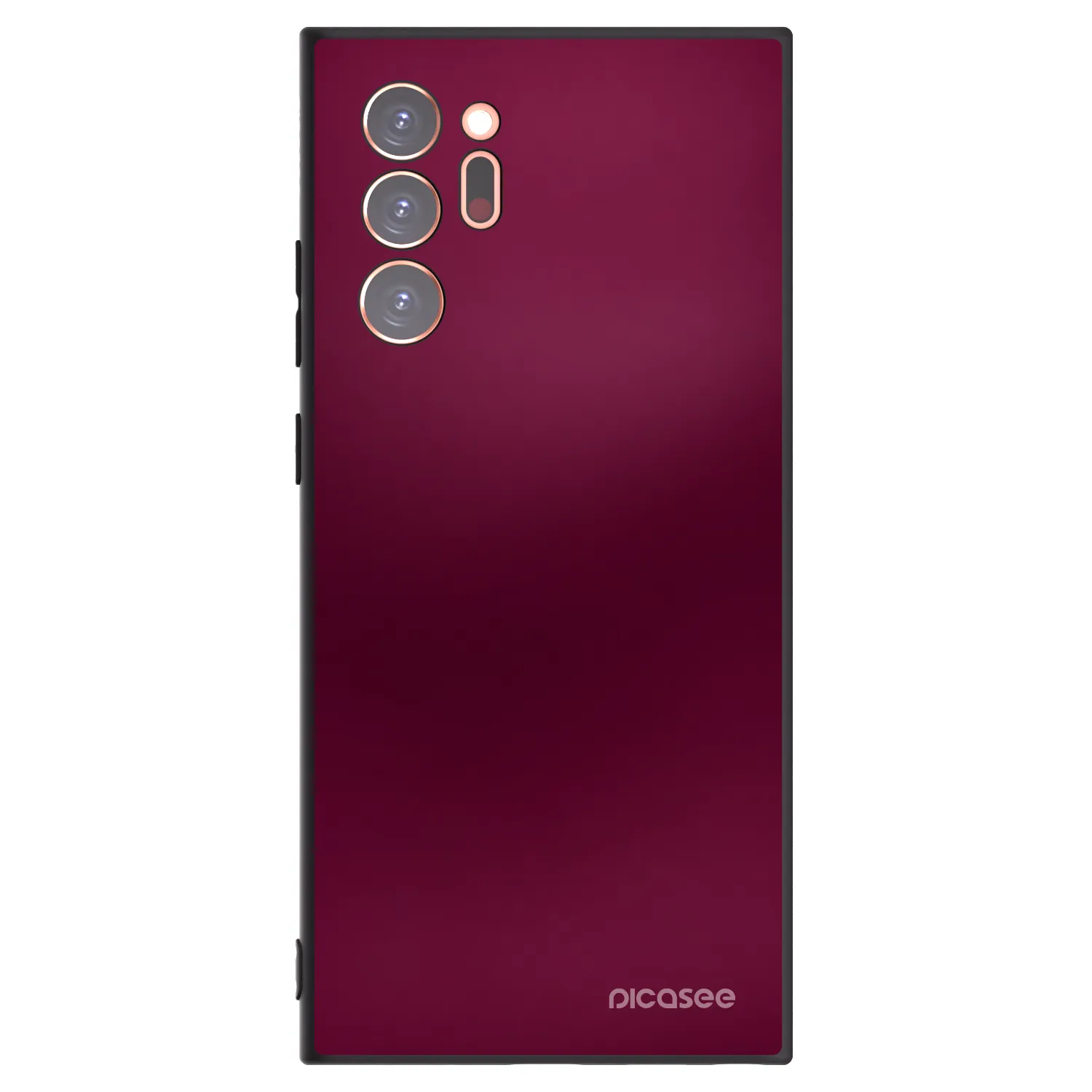 Picasee Μαύρη θήκη σιλικόνης για Samsung Galaxy Note 20 Ultra - Velvet Bordeaux