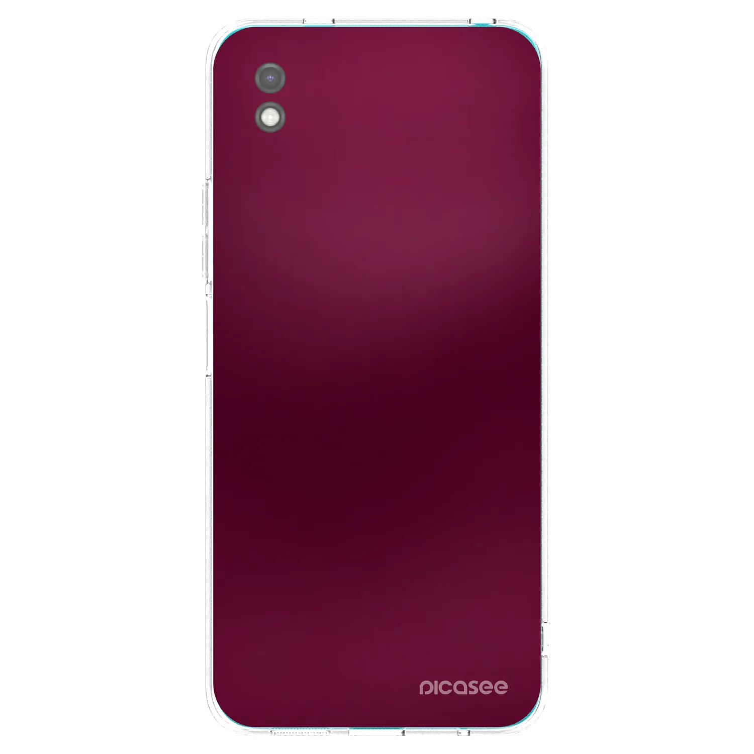 Picasee Μαύρη θήκη σιλικόνης για Xiaomi Redmi 9A - Velvet Bordeaux