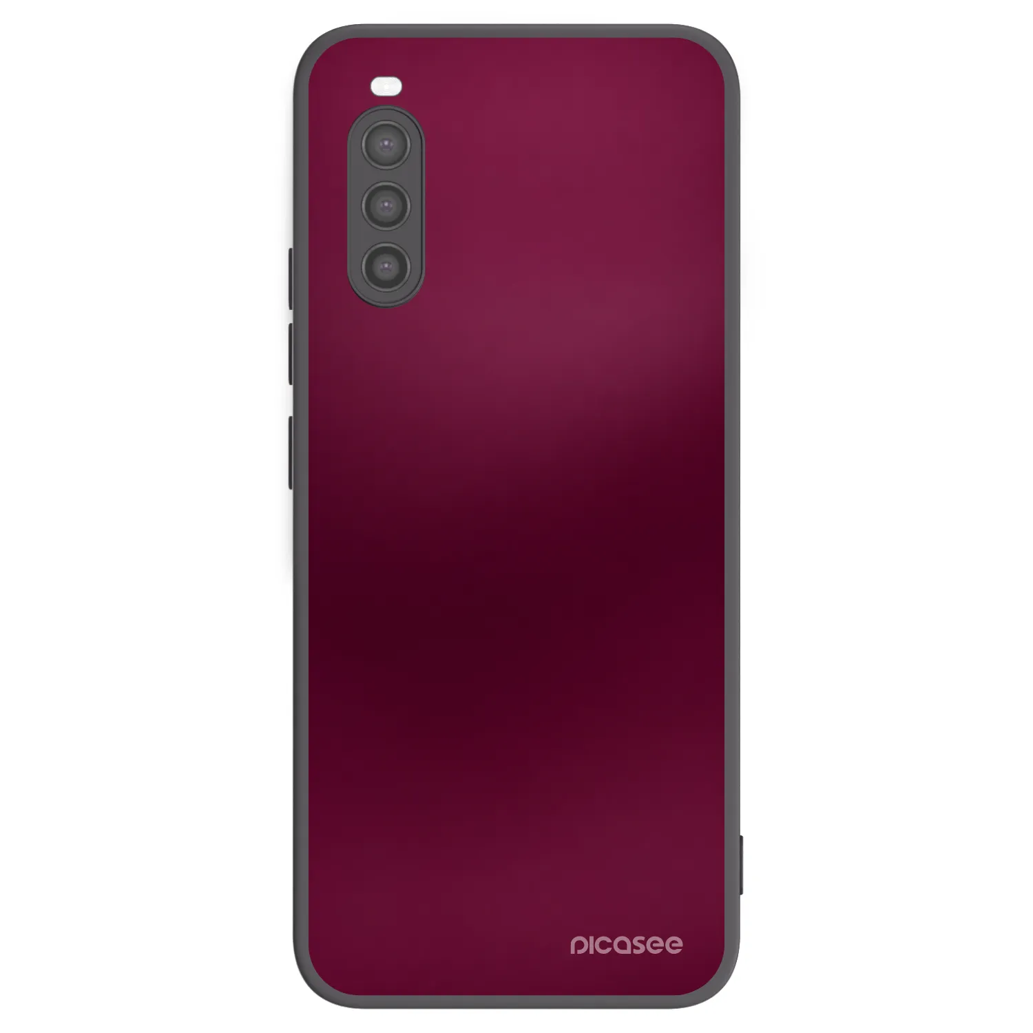 Picasee Μαύρη θήκη σιλικόνης για Sony Xperia 10 II - Velvet Bordeaux