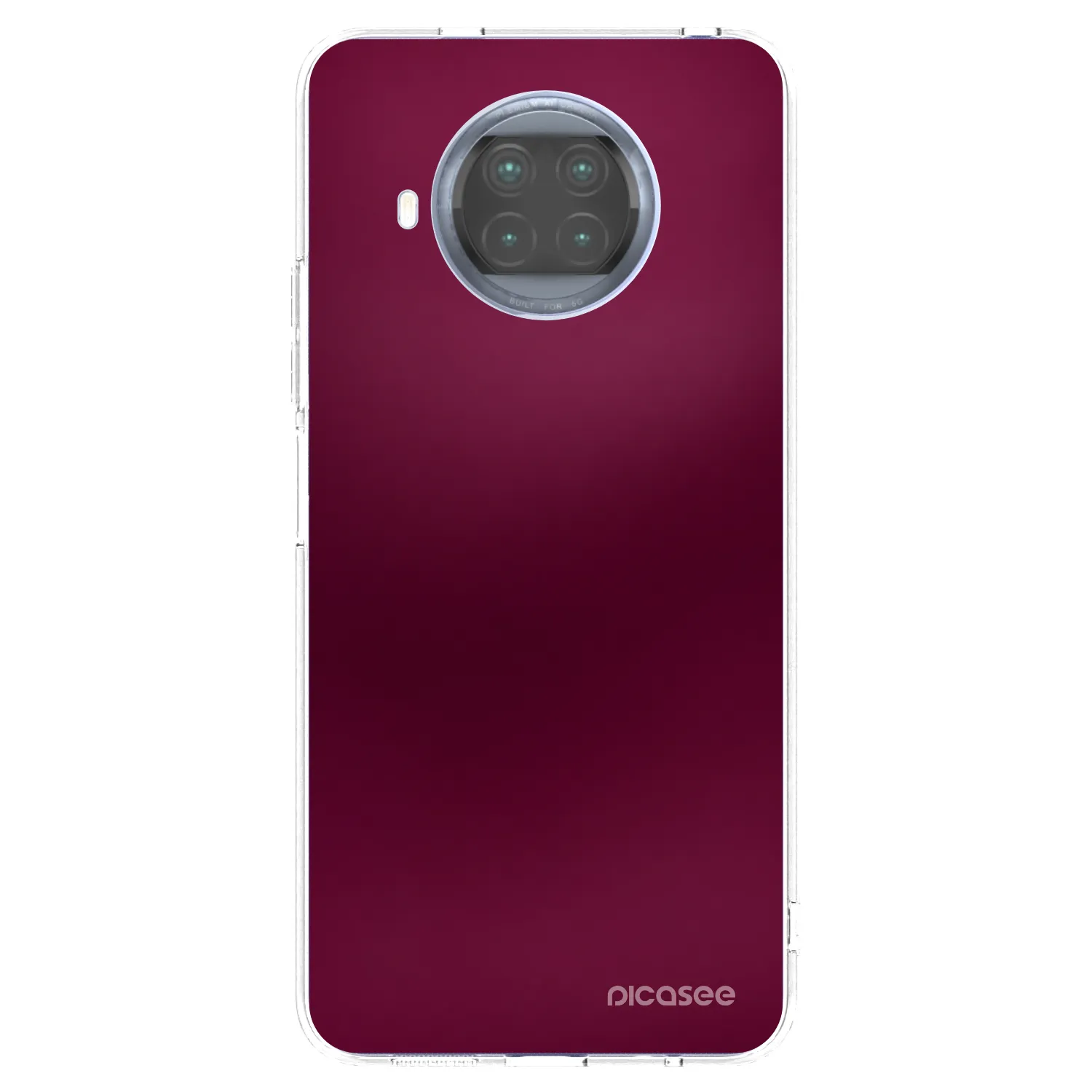 Picasee διαφανής θήκη σιλικόνης Xiaomi Mi 10T Lite - Velvet Bordeaux