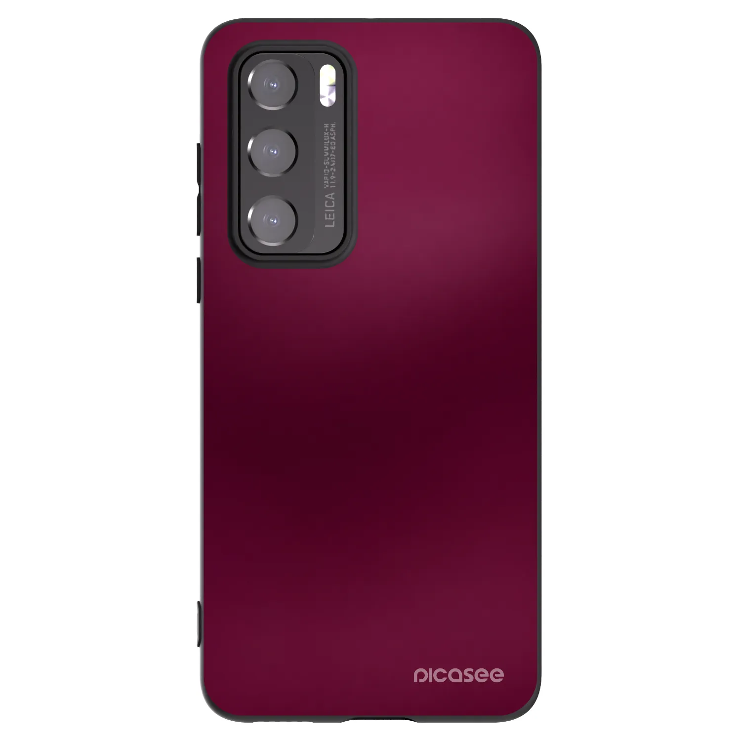 Picasee Μαύρη θήκη σιλικόνης για Huawei P40 - Velvet Bordeaux