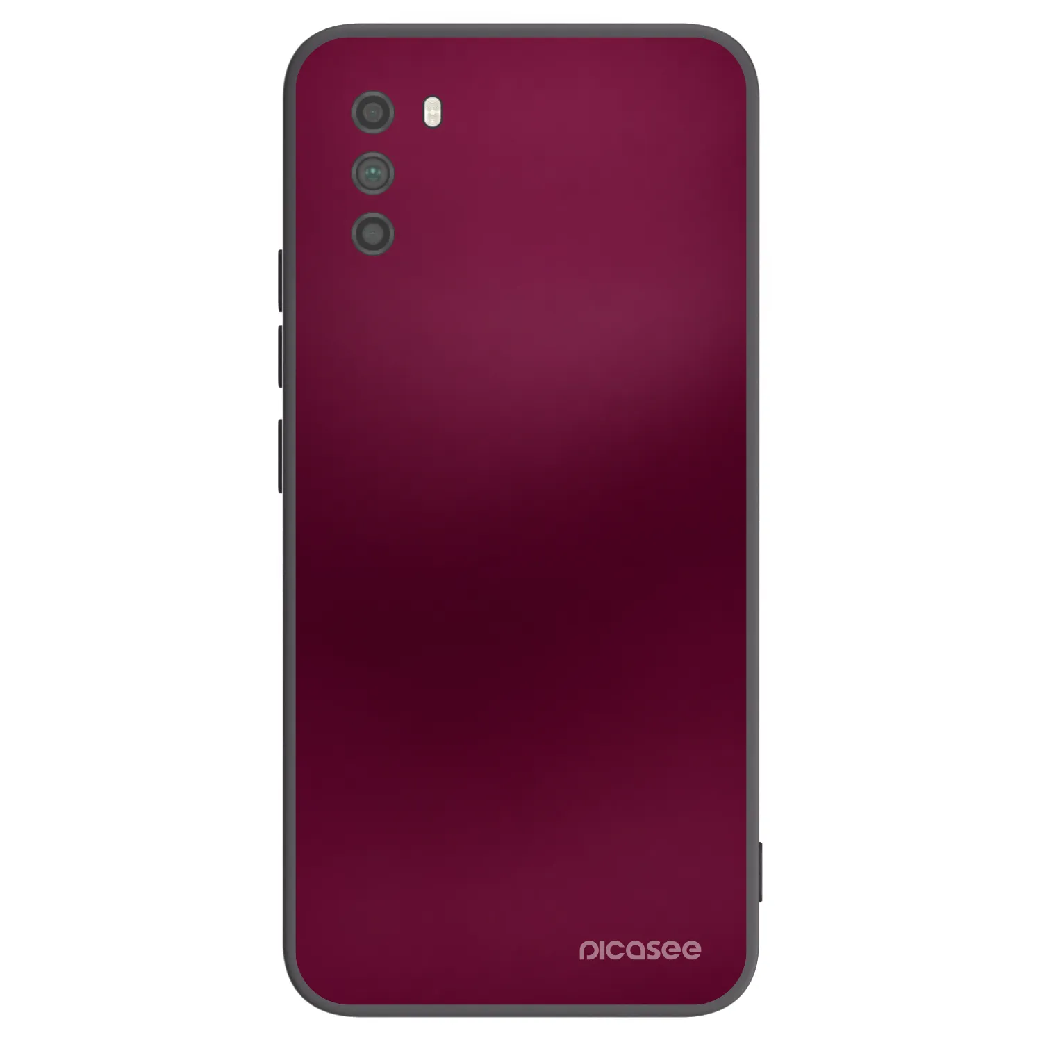 Picasee Μαύρη θήκη σιλικόνης για Xiaomi Poco M3 - Velvet Bordeaux