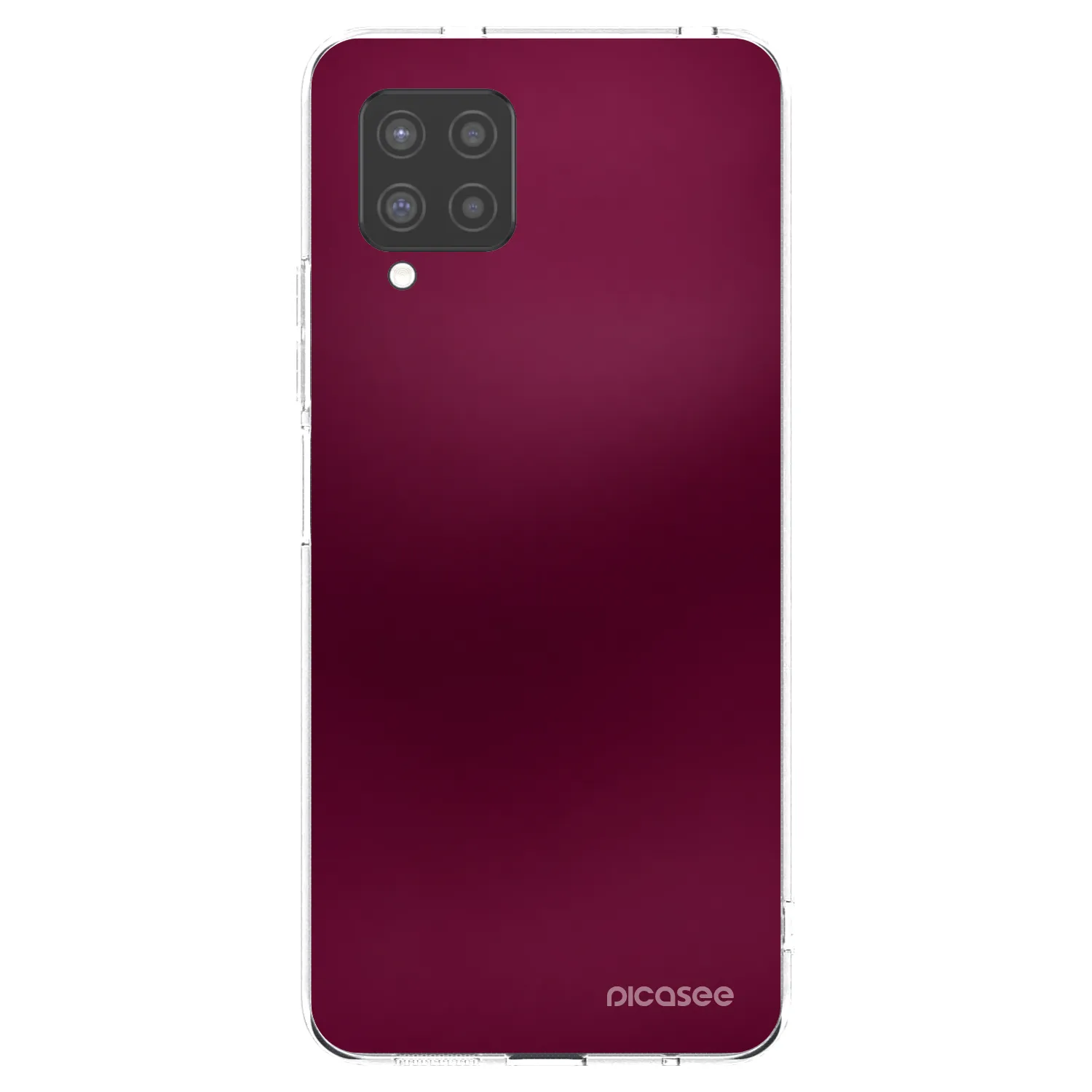 Picasee διαφανής θήκη σιλικόνης Samsung Galaxy A42 A426B - Velvet Bordeaux
