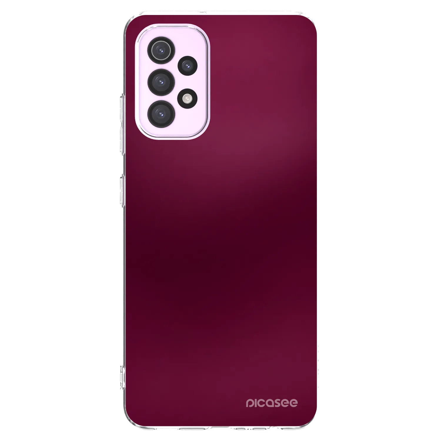 Picasee διαφανής θήκη σιλικόνης Samsung Galaxy A32 5G A326B - Velvet Bordeaux