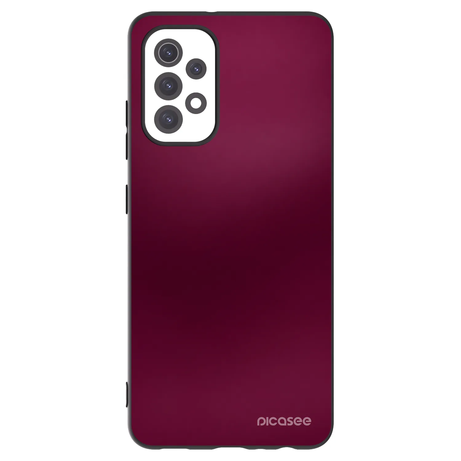 Picasee Μαύρη θήκη σιλικόνης για Samsung Galaxy A32 5G A326B - Velvet Bordeaux