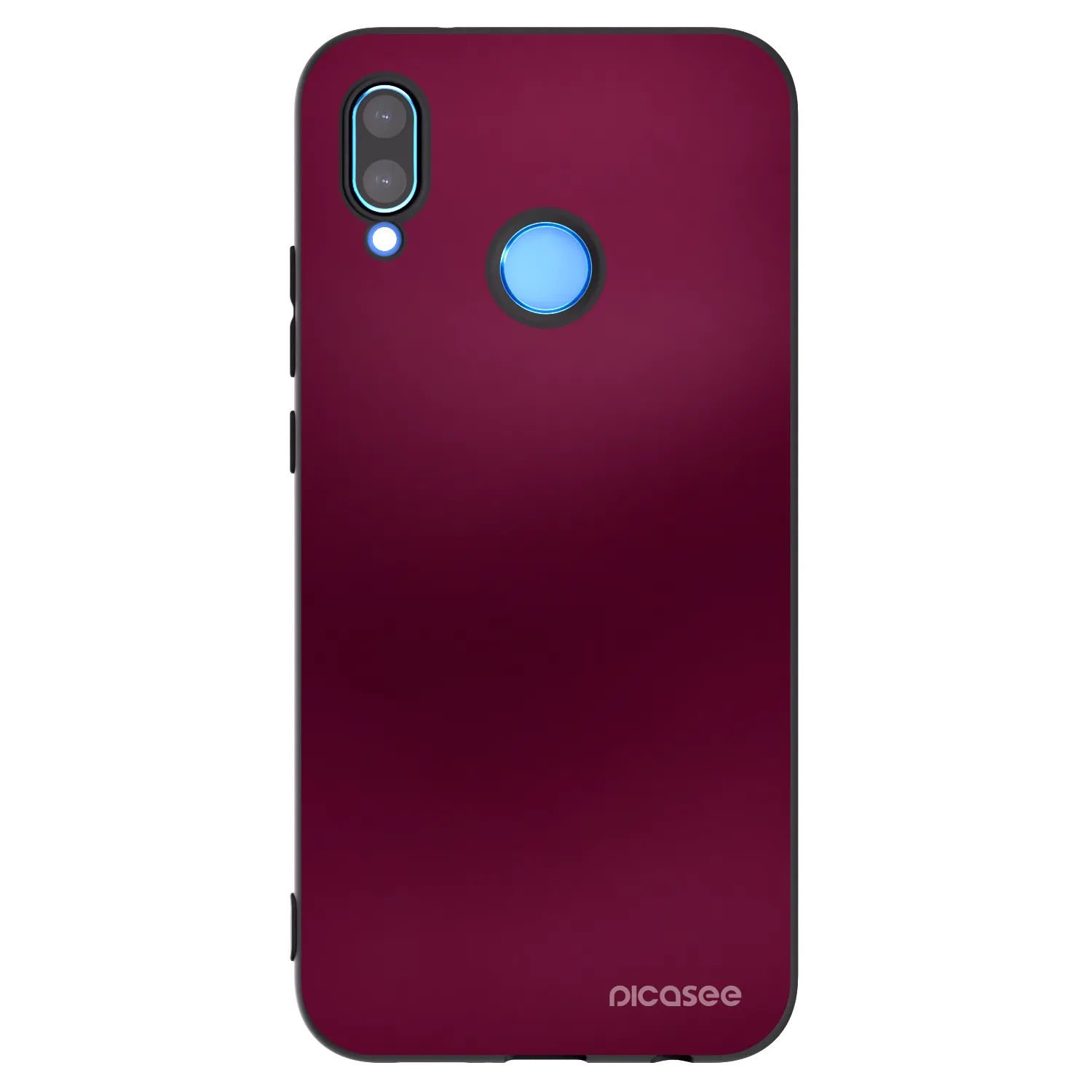 Picasee Μαύρη θήκη σιλικόνης για Huawei P20 Lite - Velvet Bordeaux
