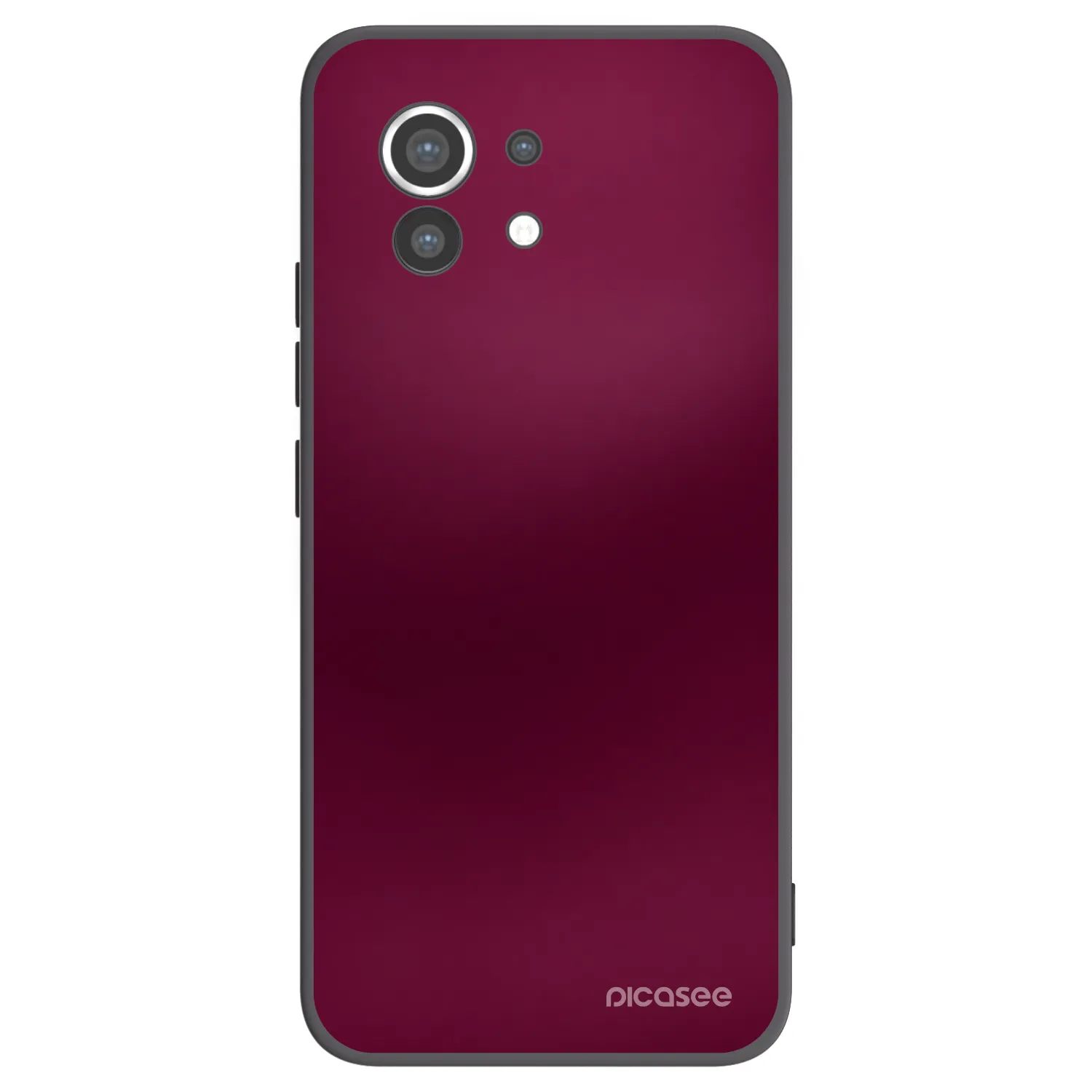 Picasee Μαύρη θήκη σιλικόνης για Xiaomi Mi 11 - Velvet Bordeaux