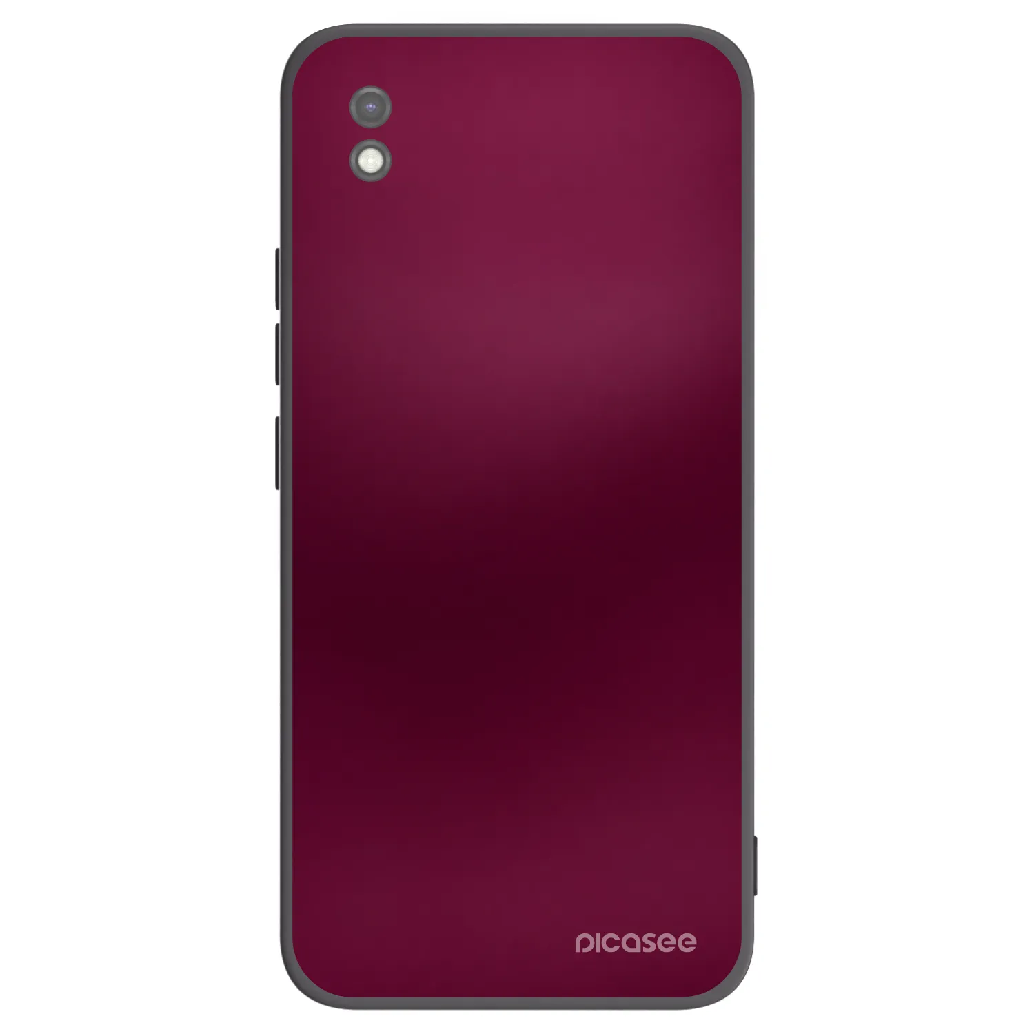 Picasee Μαύρη θήκη σιλικόνης για Xiaomi Redmi 9AT - Velvet Bordeaux