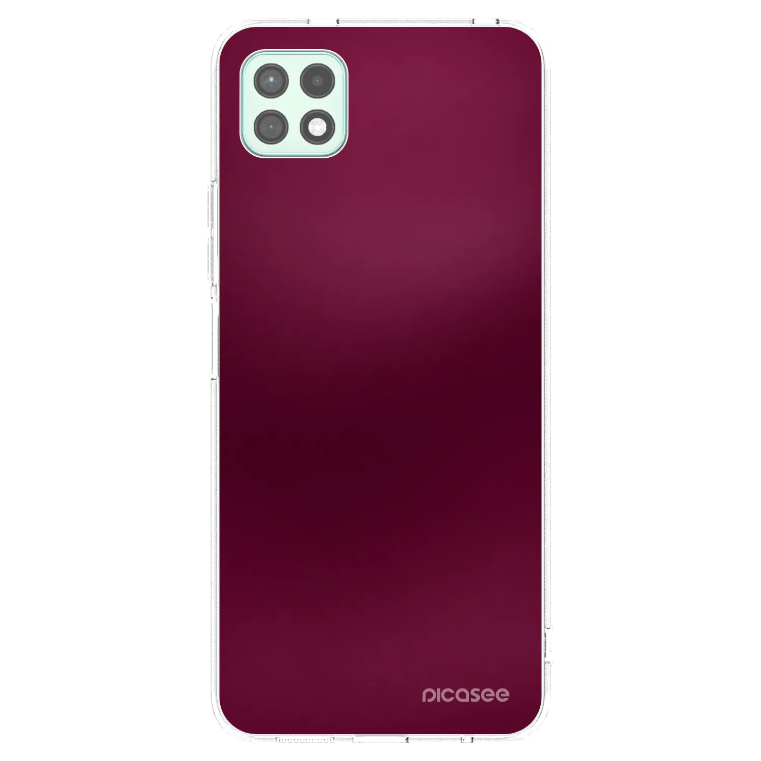 Picasee διαφανής θήκη σιλικόνης Samsung Galaxy A22 A226B 5G - Velvet Bordeaux