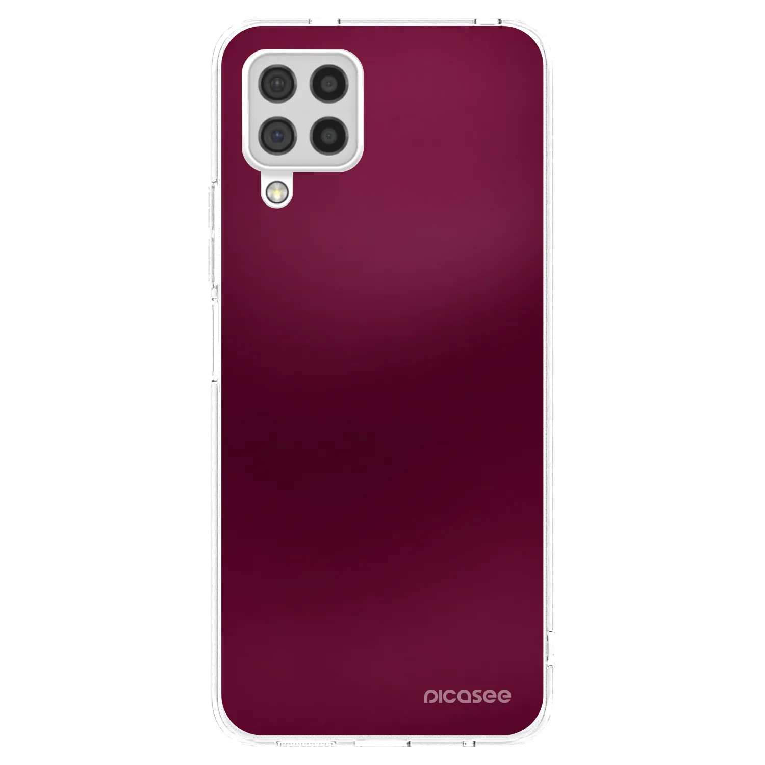 Picasee διαφανής θήκη σιλικόνης Samsung Galaxy A22 A225F 4G - Velvet Bordeaux