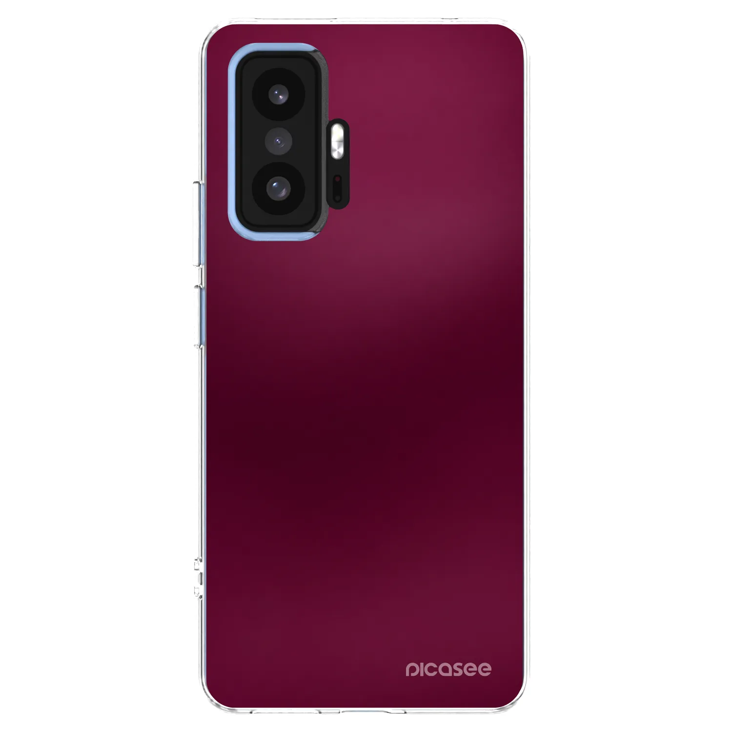 Picasee διαφανής θήκη σιλικόνης Xiaomi 11T - Velvet Bordeaux