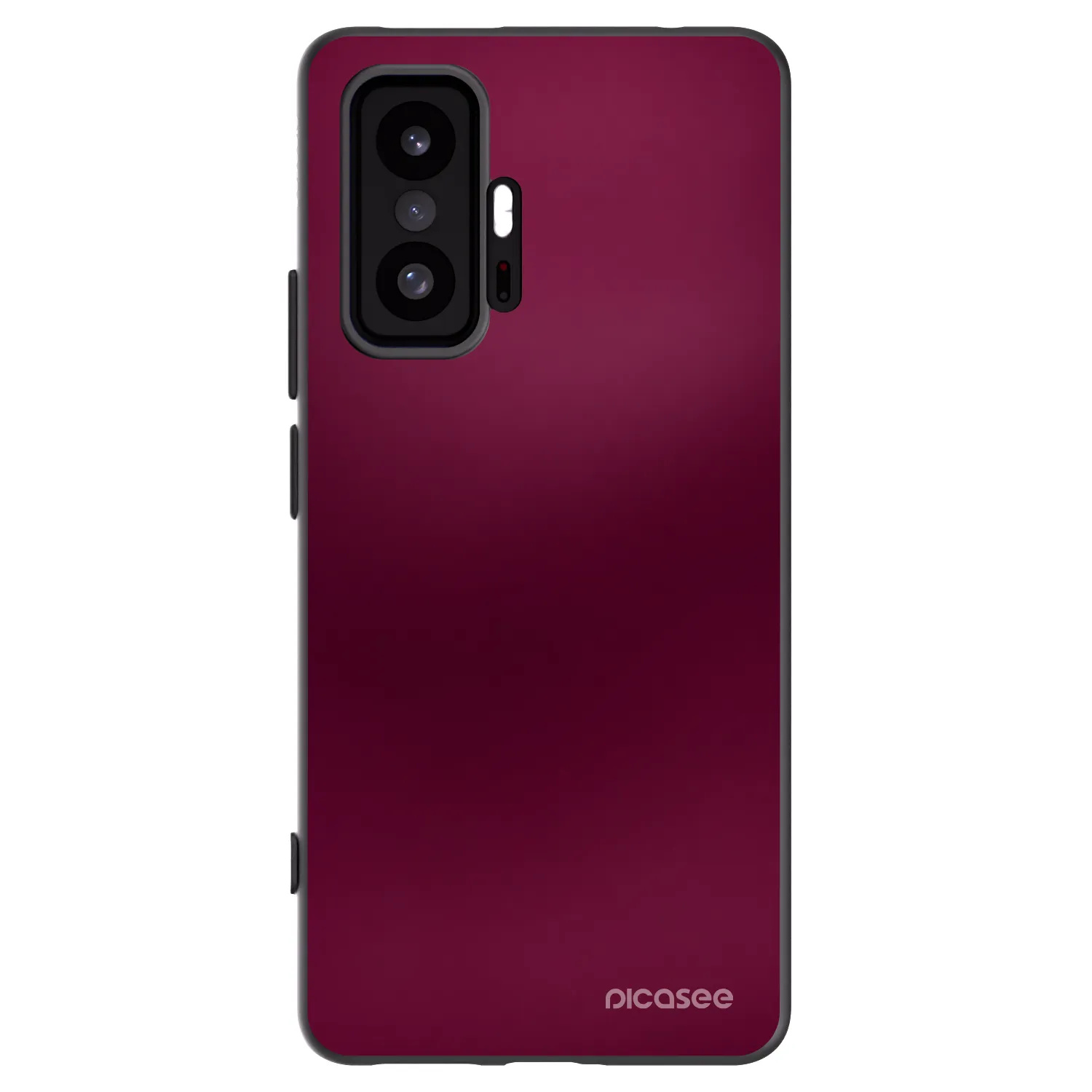 Picasee Μαύρη θήκη σιλικόνης για Xiaomi 11T Pro - Velvet Bordeaux