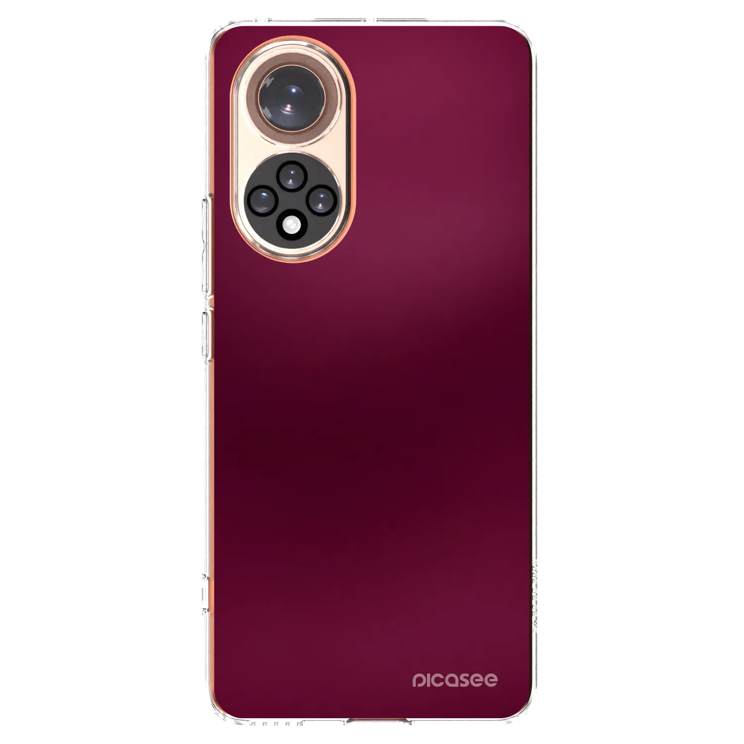 Picasee διαφανής θήκη σιλικόνης Honor 50 5G - Velvet Bordeaux