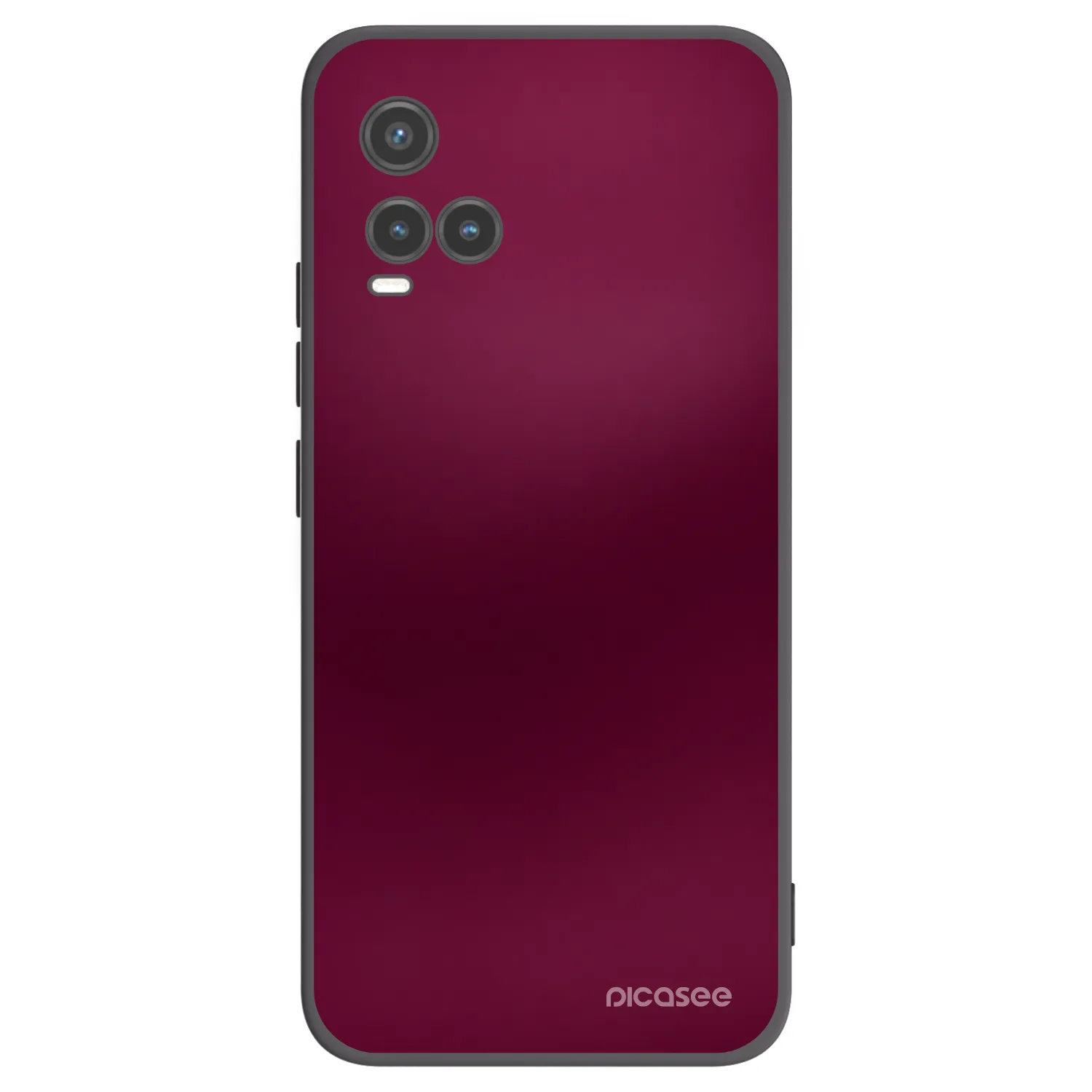 Picasee Μαύρη θήκη σιλικόνης για Vivo Y33s - Velvet Bordeaux