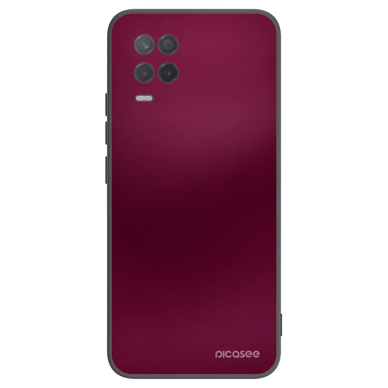 Picasee Μαύρη θήκη σιλικόνης για Realme 8 5G - Velvet Bordeaux