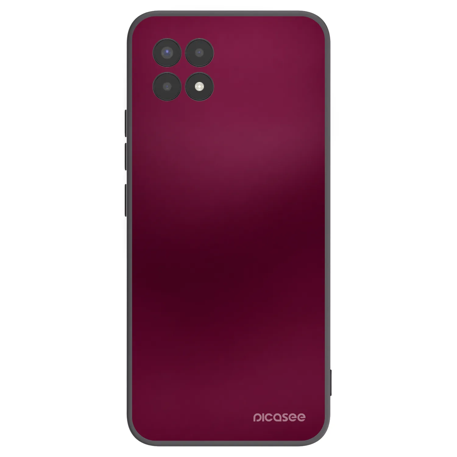 Picasee Μαύρη θήκη σιλικόνης για Realme 8i - Velvet Bordeaux