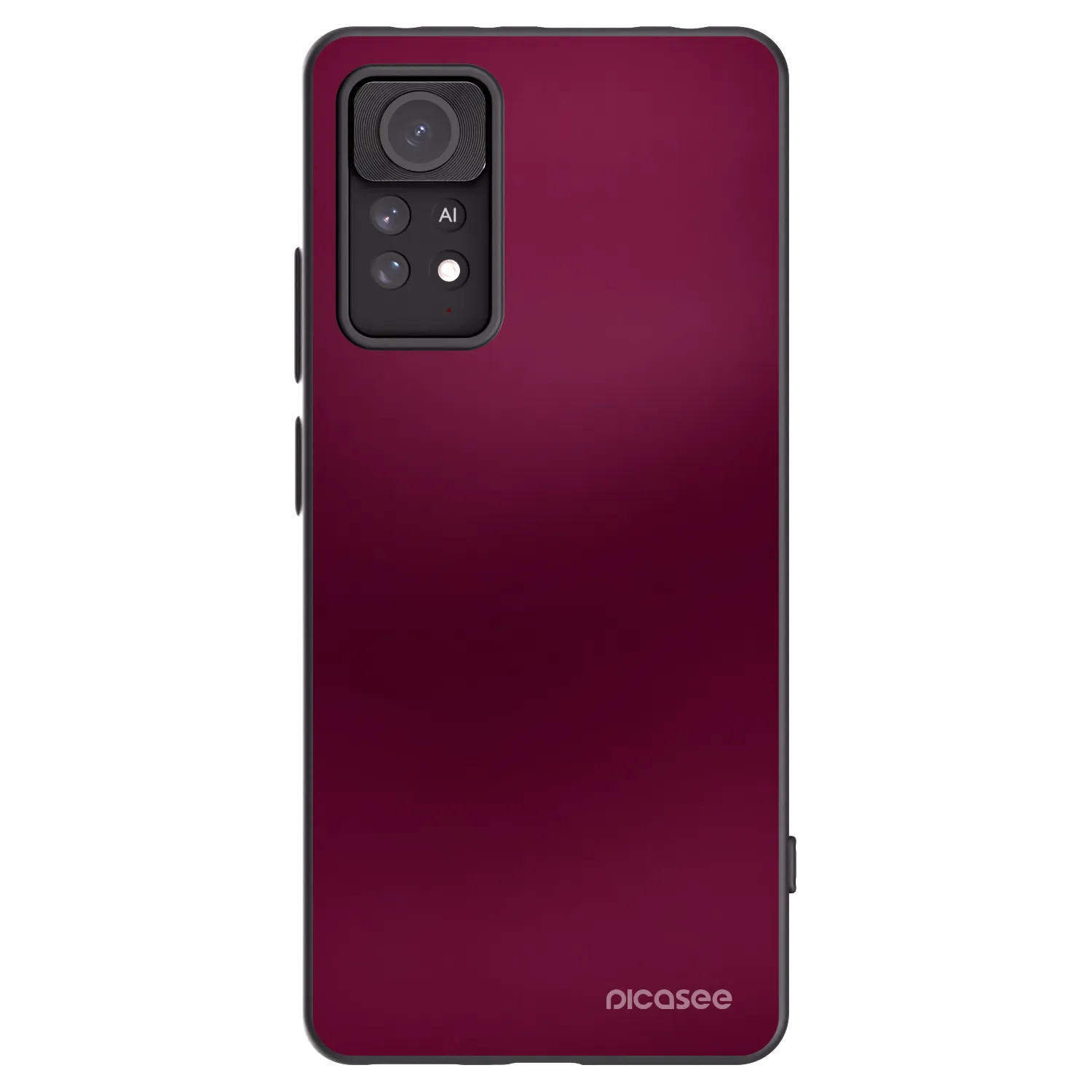 Picasee Μαύρη θήκη σιλικόνης για Xiaomi Redmi Note 11 Pro - Velvet Bordeaux
