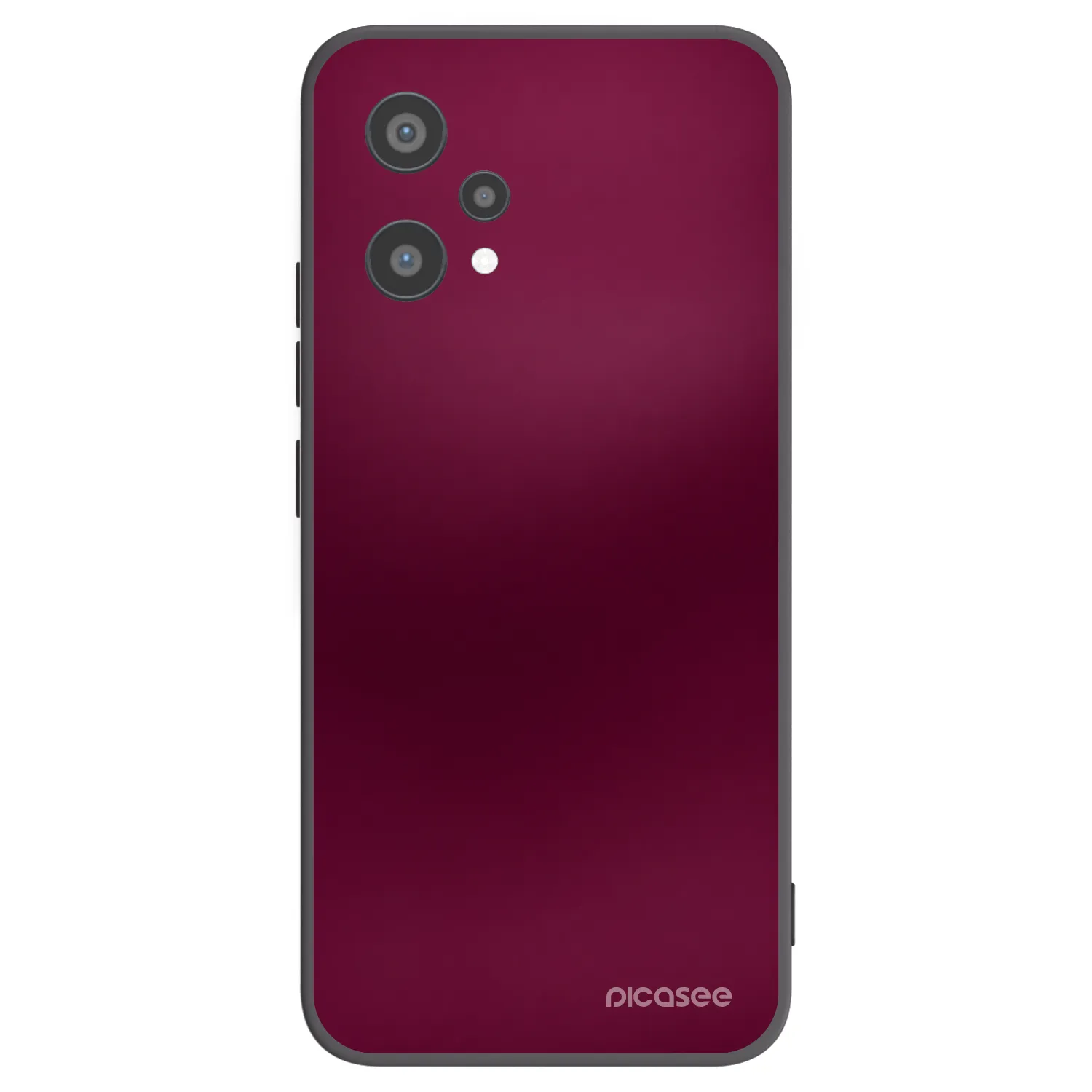 Picasee Μαύρη θήκη σιλικόνης για Realme 9 Pro 5G - Velvet Bordeaux
