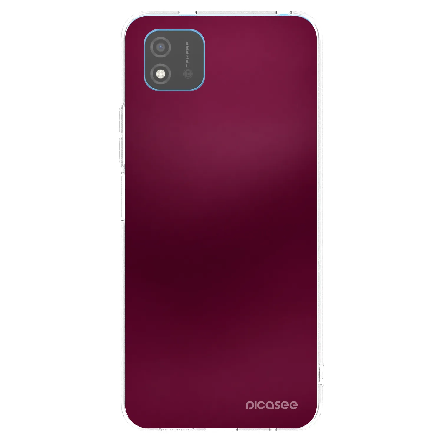 Picasee διαφανής θήκη σιλικόνης Realme C11 (2021) - Velvet Bordeaux