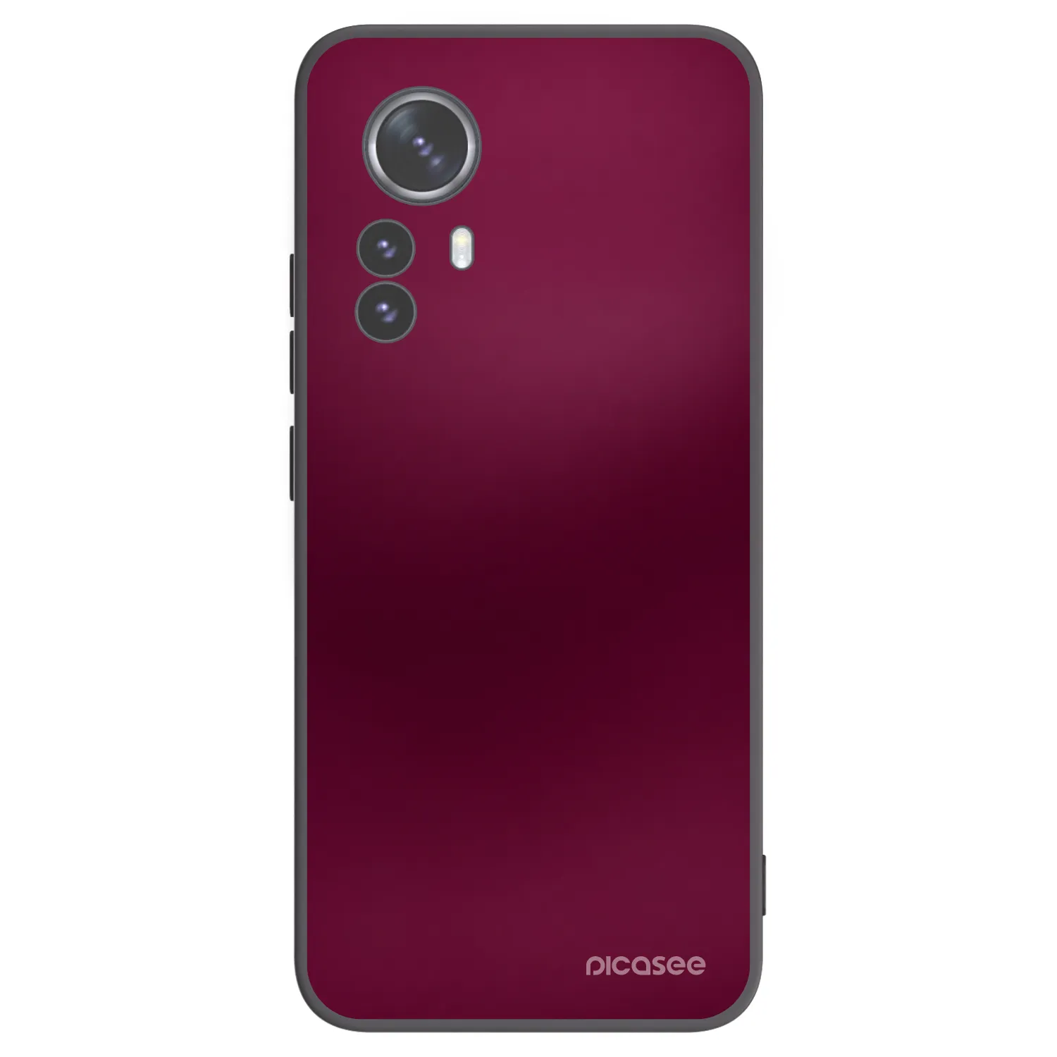 Picasee Μαύρη θήκη σιλικόνης για Xiaomi 12 Pro - Velvet Bordeaux
