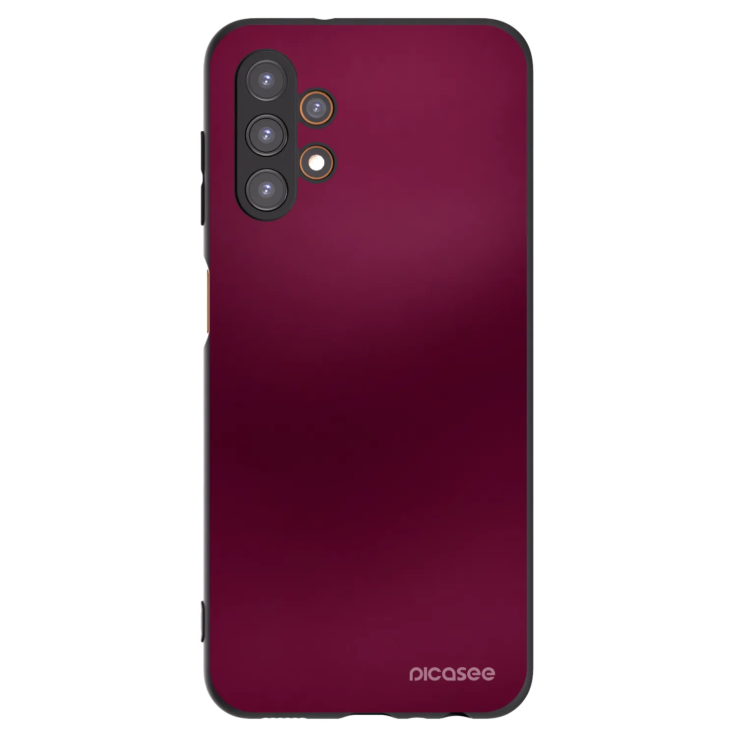 Picasee Μαύρη θήκη σιλικόνης για Samsung Galaxy A13 4G A135 - Velvet Bordeaux