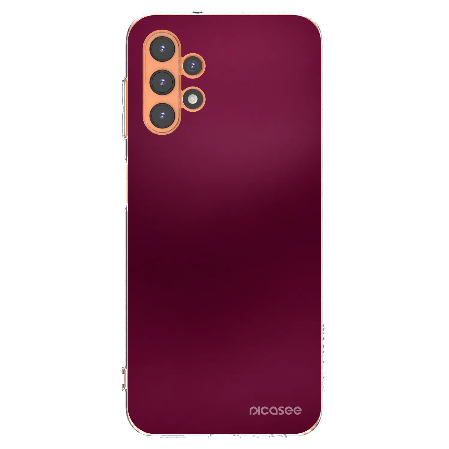 Picasee διαφανής θήκη σιλικόνης Samsung Galaxy A13 4G A135 - Velvet Bordeaux