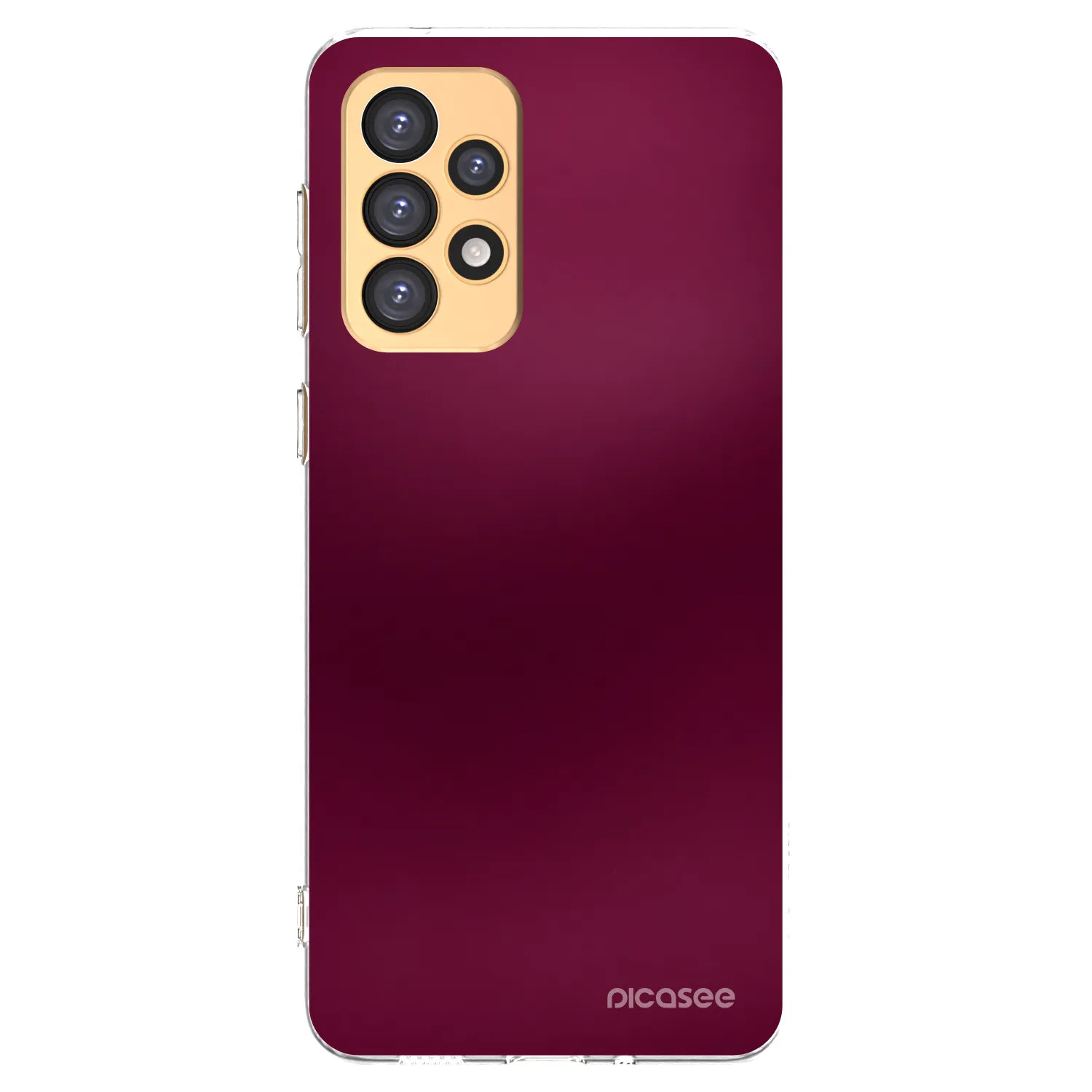 Picasee διαφανής θήκη σιλικόνης Samsung Galaxy A33 5G A336 - Velvet Bordeaux