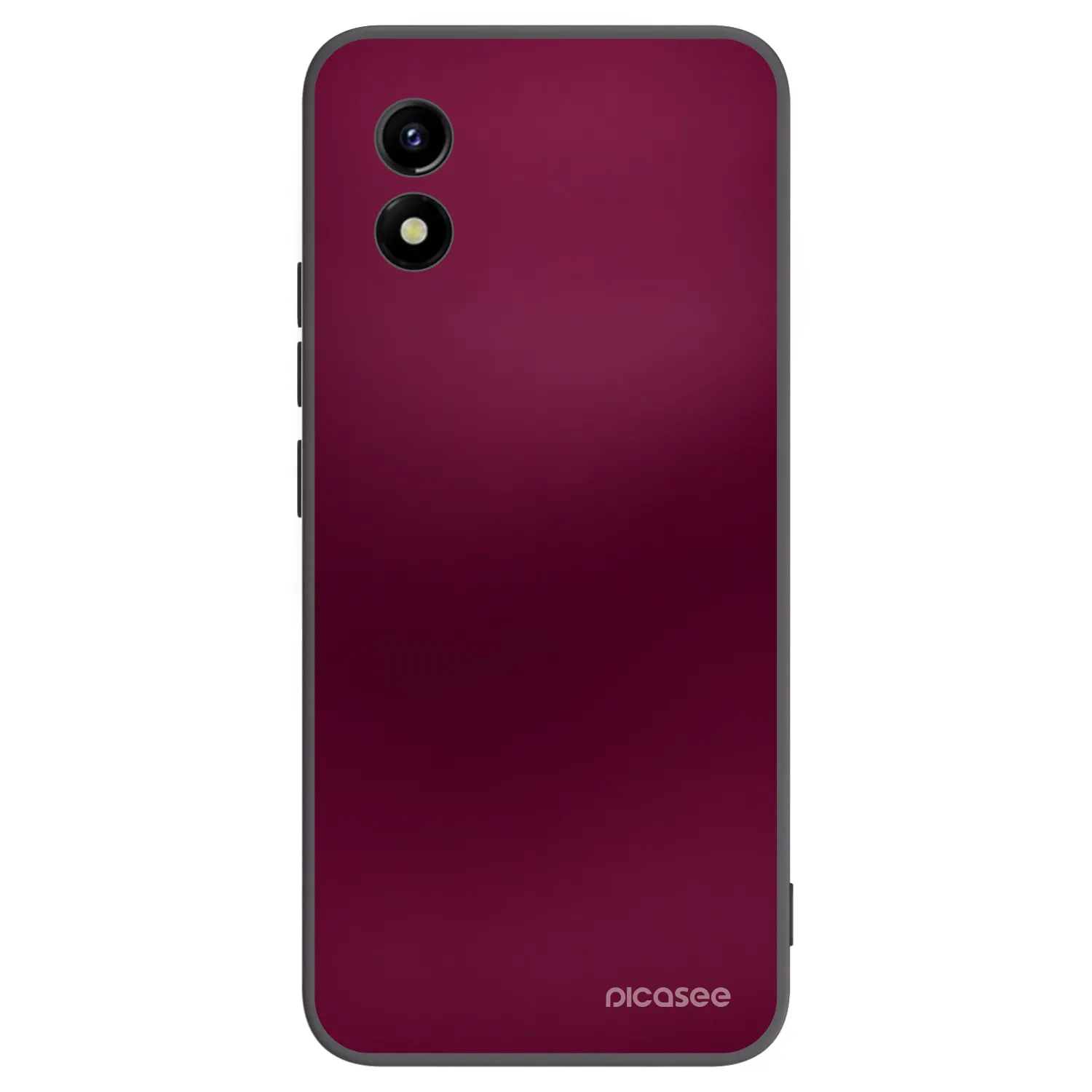 Picasee Μαύρη θήκη σιλικόνης για Vivo Y01 - Velvet Bordeaux