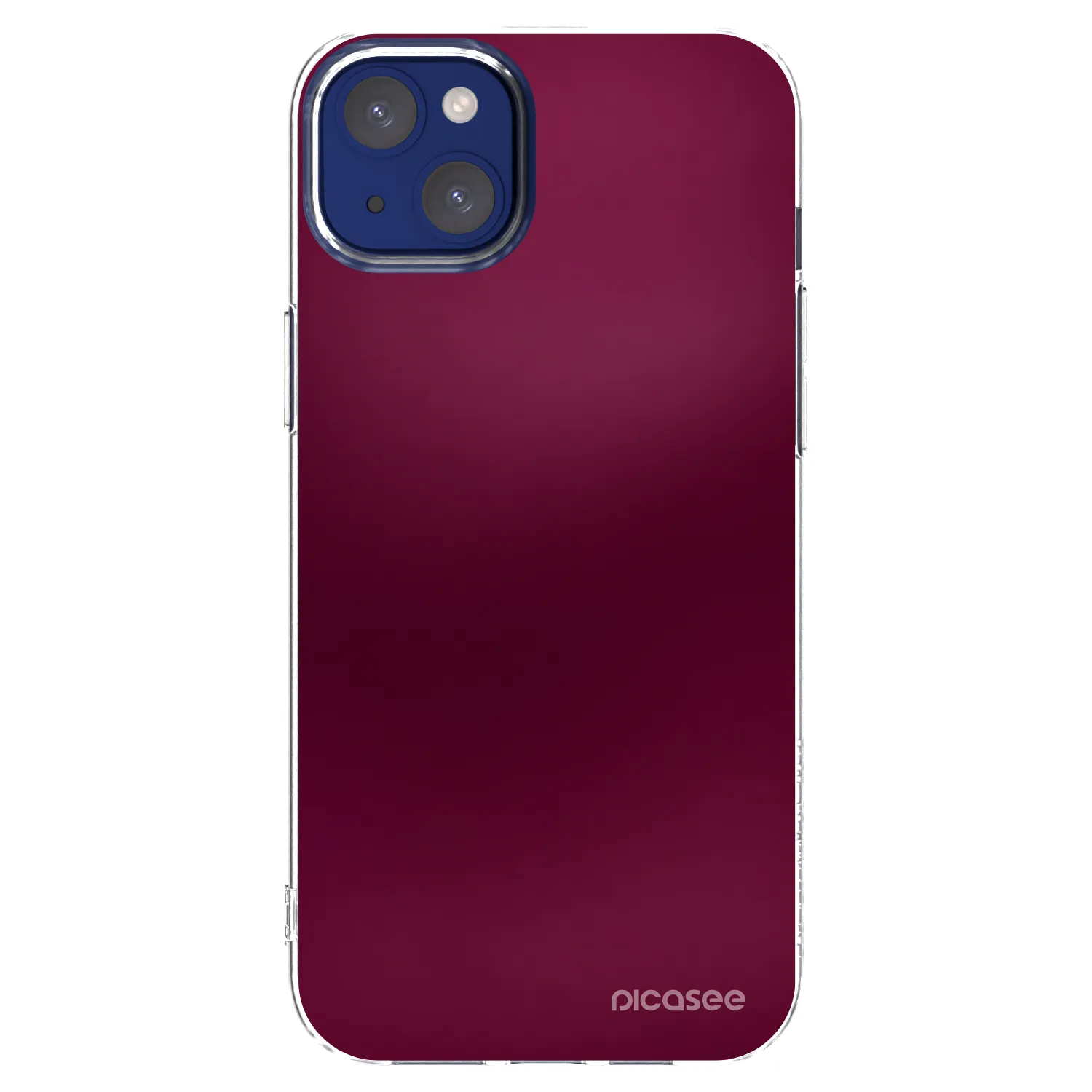 Picasee διαφανής θήκη σιλικόνης Apple iPhone 14 Plus - Velvet Bordeaux