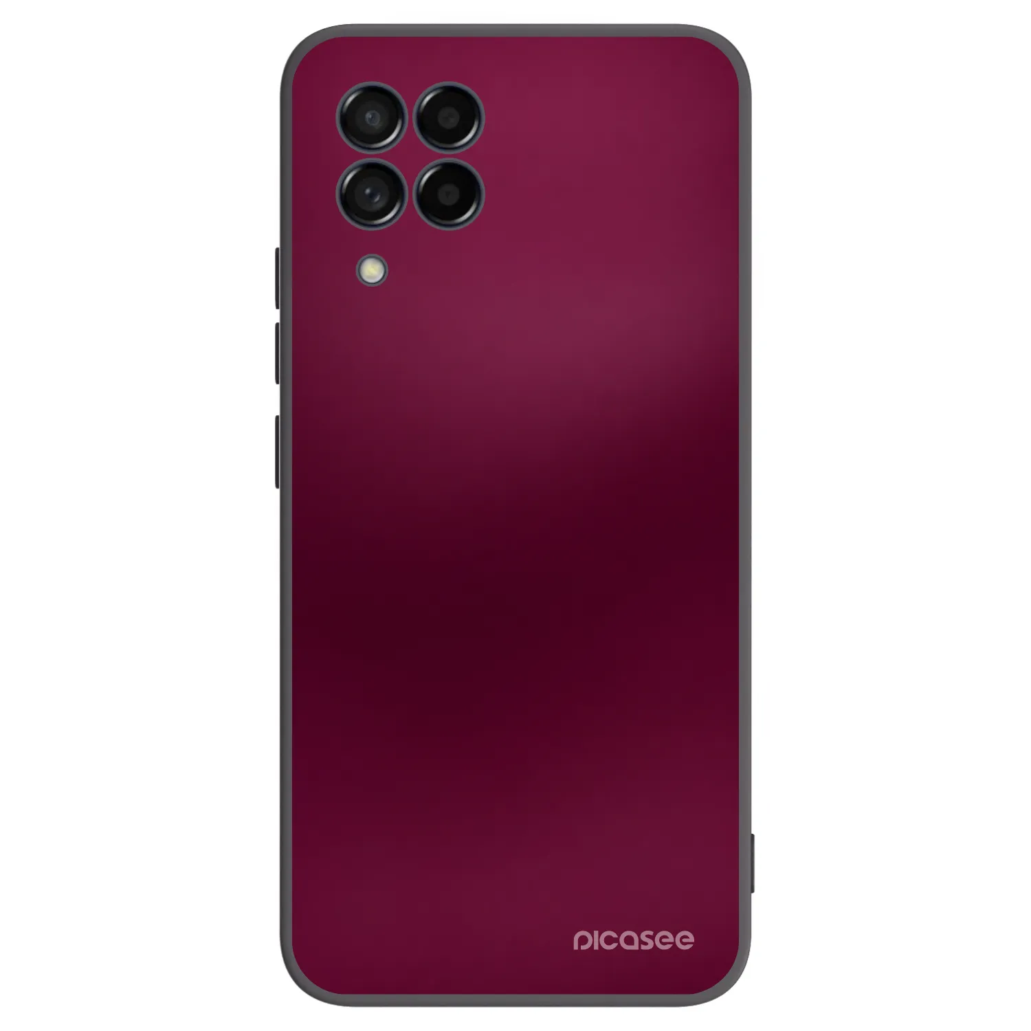 Picasee Μαύρη θήκη σιλικόνης για Samsung Galaxy M53 5G - Velvet Bordeaux
