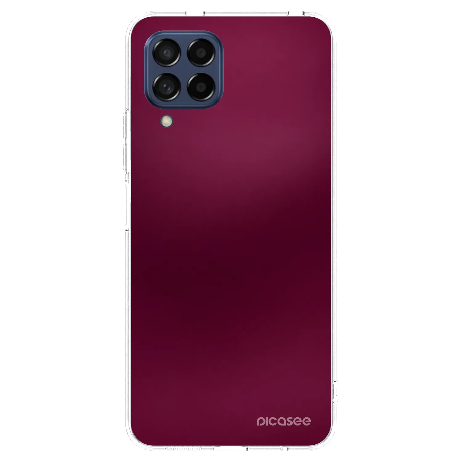 Picasee διαφανής θήκη σιλικόνης Samsung Galaxy M53 5G - Velvet Bordeaux