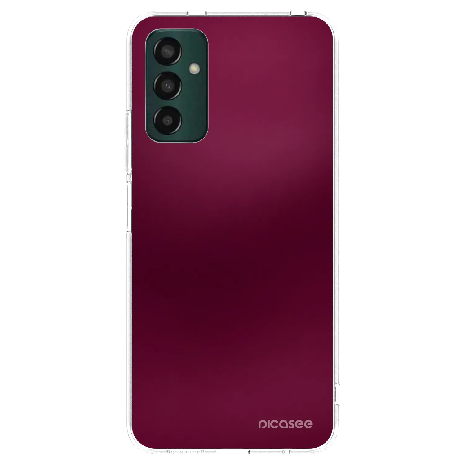 Picasee διαφανής θήκη σιλικόνης Samsung Galaxy M13 M135F - Velvet Bordeaux