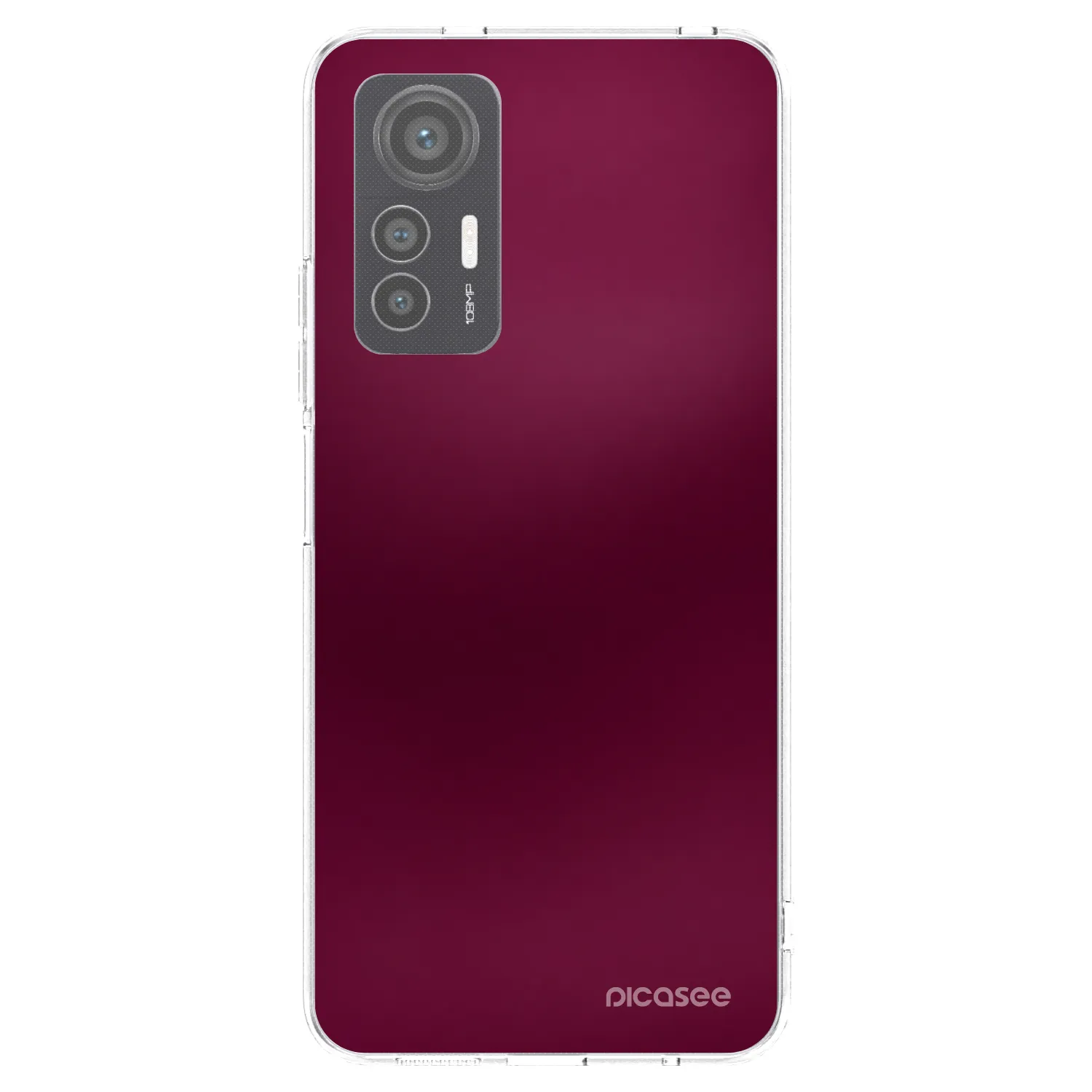 Picasee διαφανής θήκη σιλικόνης Xiaomi 12 Lite - Velvet Bordeaux