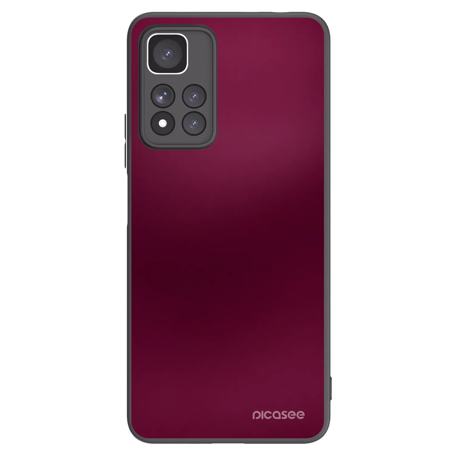 Picasee Μαύρη θήκη σιλικόνης για Xiaomi Redmi Note 11 Pro+ 5G - Velvet Bordeaux