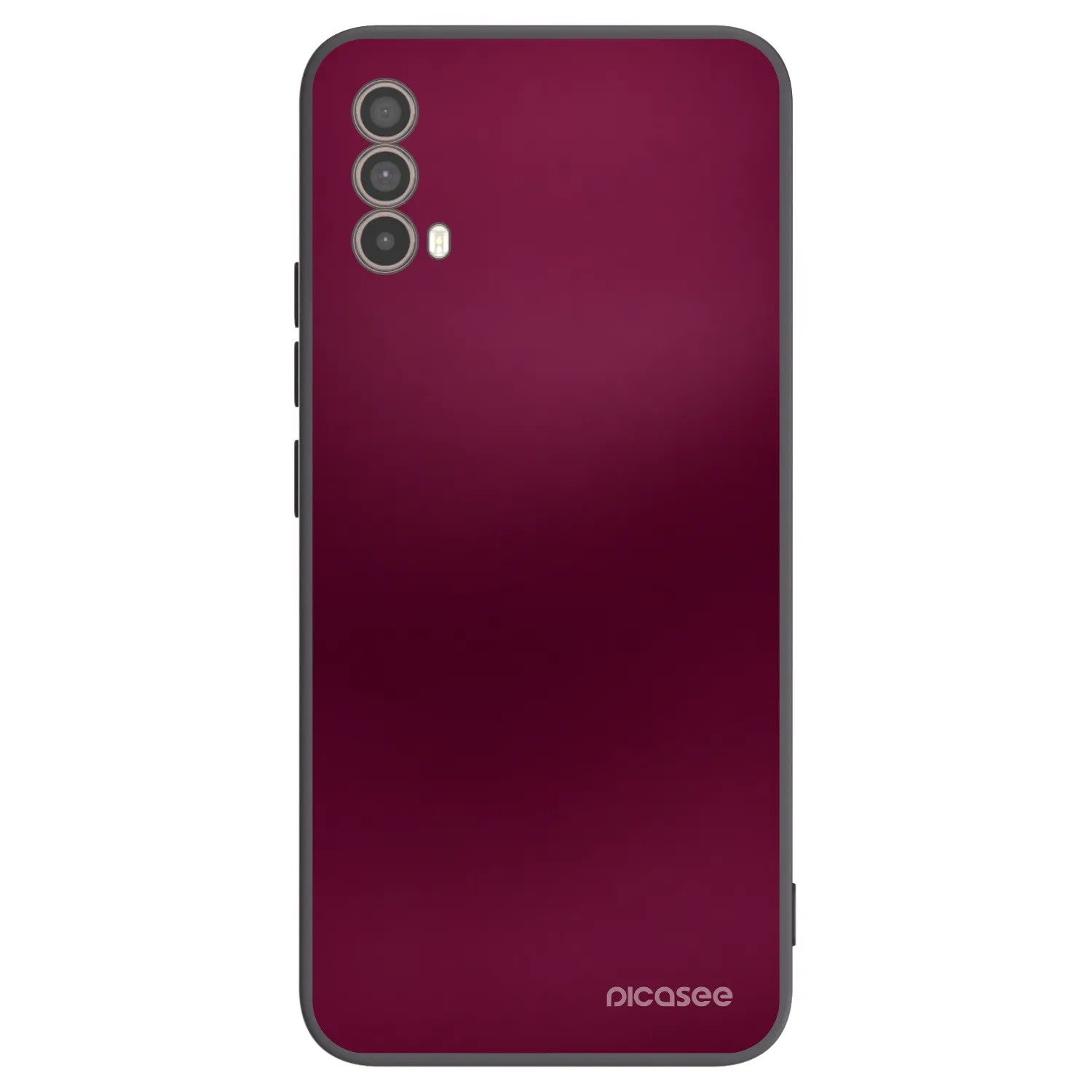 Picasee Μαύρη θήκη σιλικόνης για Motorola Moto E40 - Velvet Bordeaux